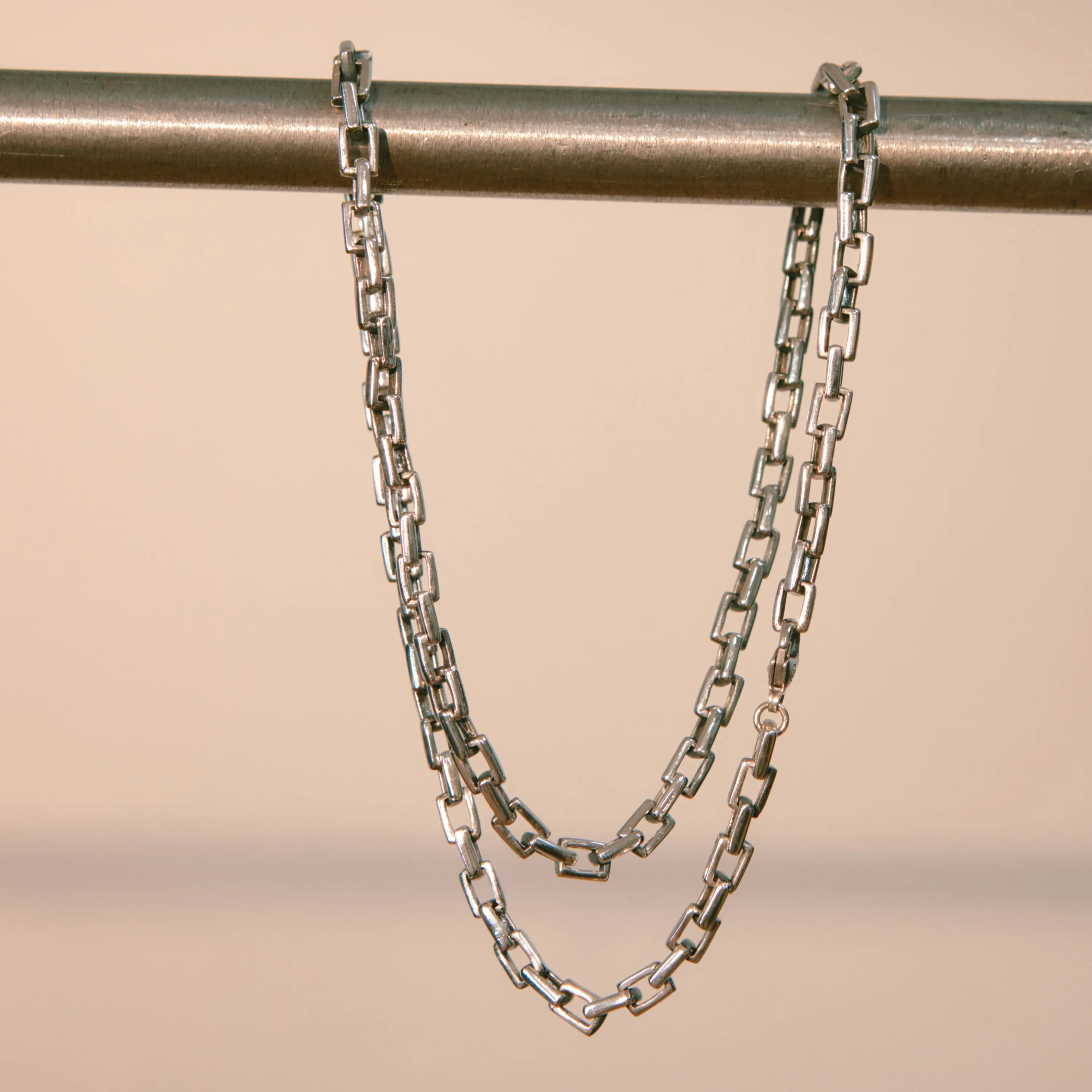 Trainwreck Chain Necklace - Sterling Silver 5.5 mm - 22