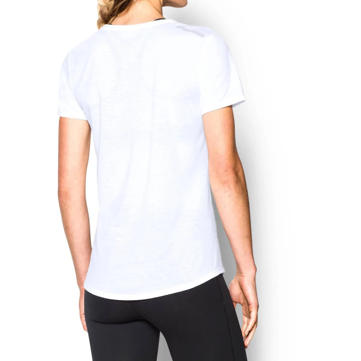 Under Armour Women's White UA Streaker Short Sleeve T-Shirt