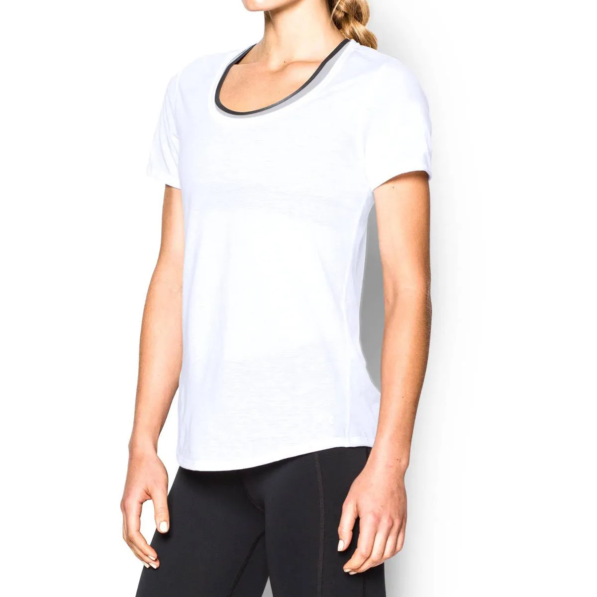 Under Armour Women's White UA Streaker Short Sleeve T-Shirt