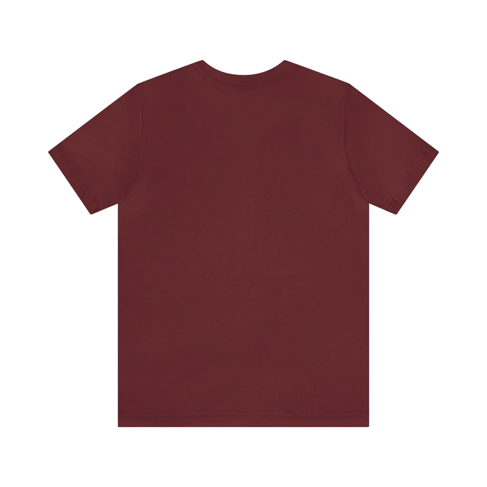 Unisex Jersey Short Sleeve Heather Cardinal Maroon T Shirt