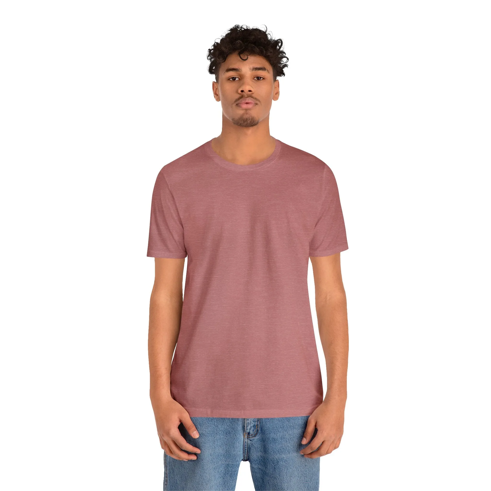 Unisex Jersey Short Sleeve Heather Mauve T Shirt
