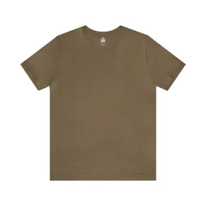 Unisex Jersey Short Sleeve Heather Olive T Shirt