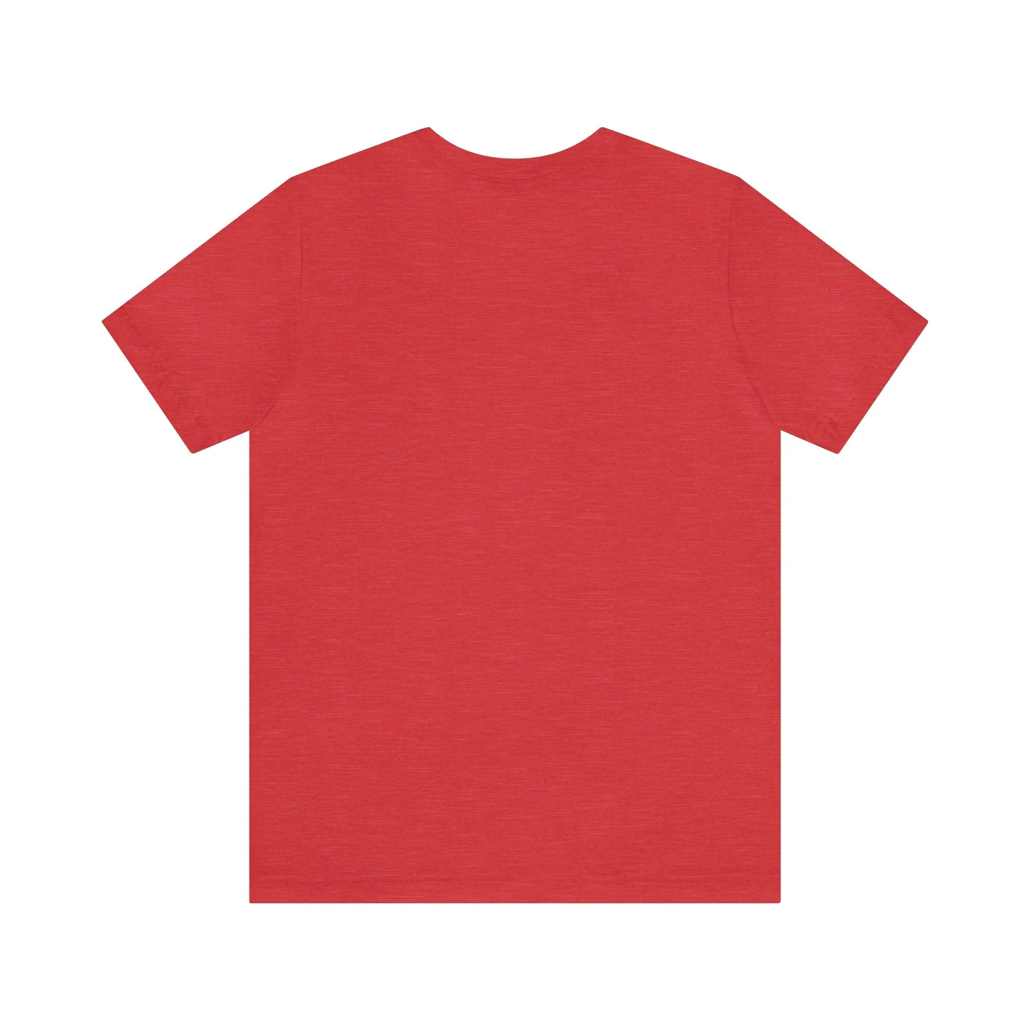 Unisex Jersey Short Sleeve Heather Red T Shirt