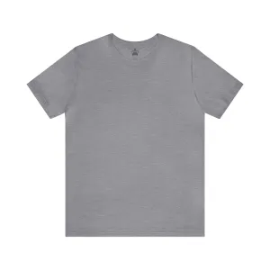 Unisex Jersey Short Sleeve Heather Storm Grey T Shirt