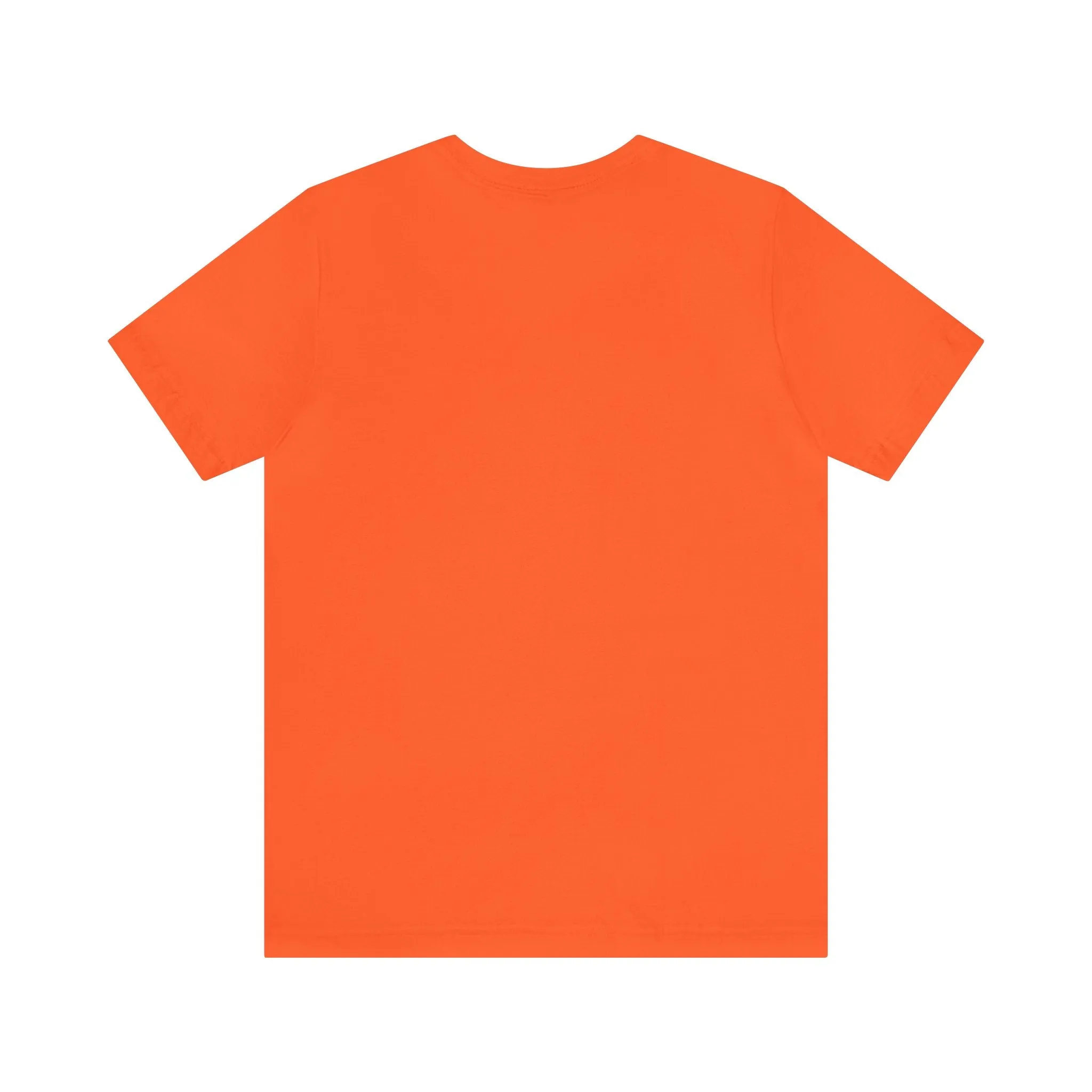 Unisex Jersey Short Sleeve Orange T Shirt