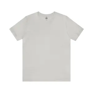 Unisex Jersey Short Sleeve Silver T Shirt