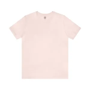 Unisex Jersey Short Sleeve Soft Pink T Shirt