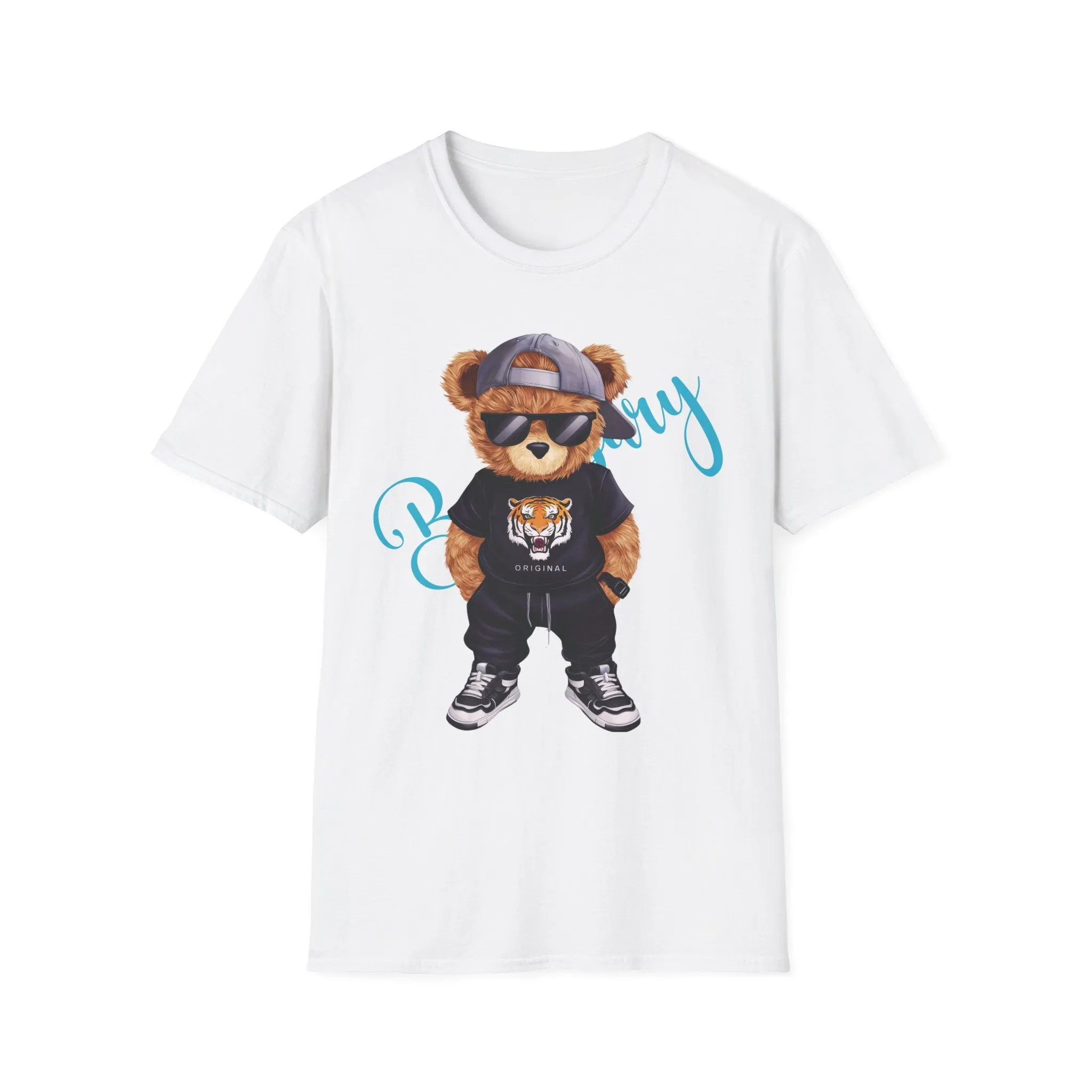 Unisex Softstyle T-Shirt, T shirt for women , t shirts for men, Graphic tees ,  custom t shirts , bear t shirts ,