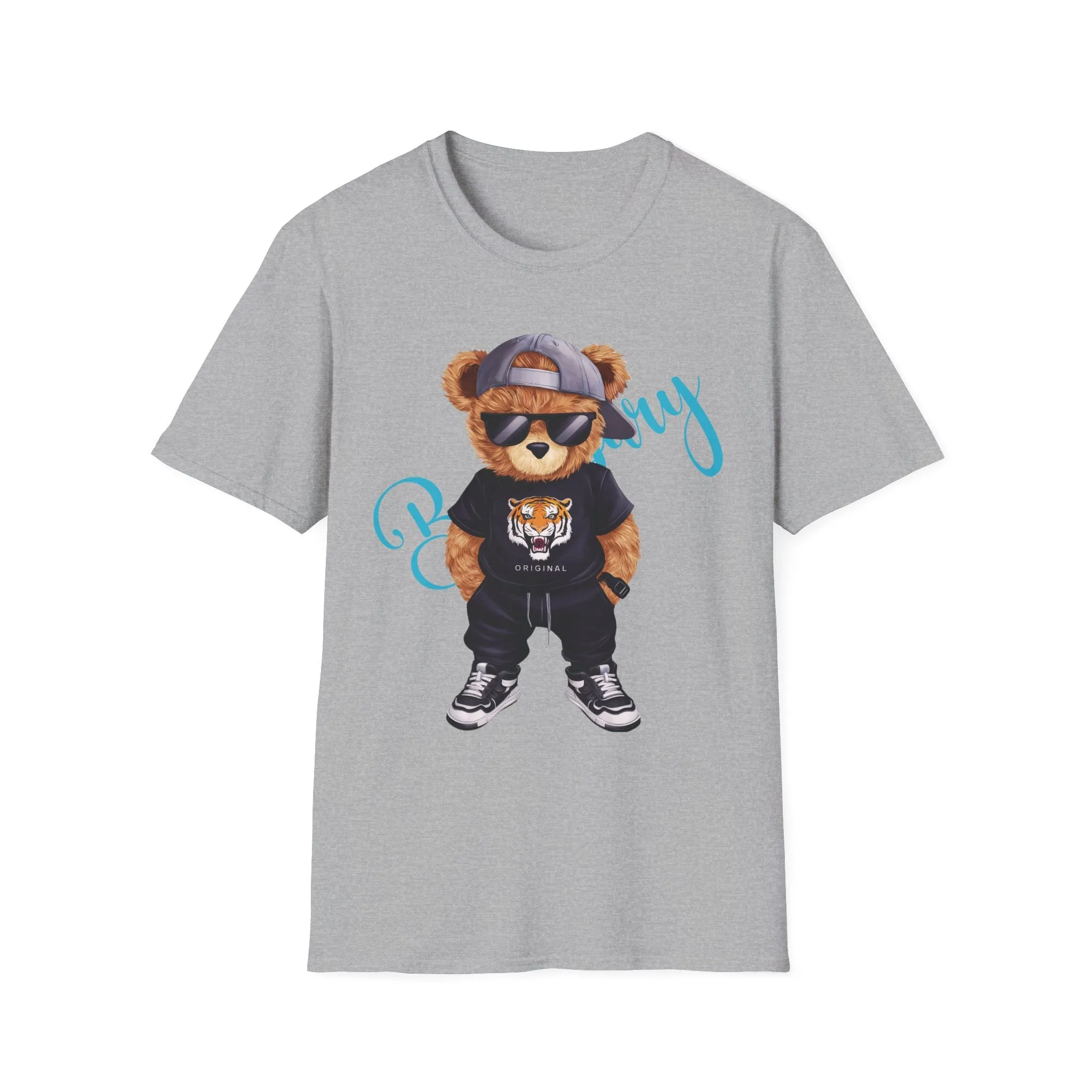 Unisex Softstyle T-Shirt, T shirt for women , t shirts for men, Graphic tees ,  custom t shirts , bear t shirts ,
