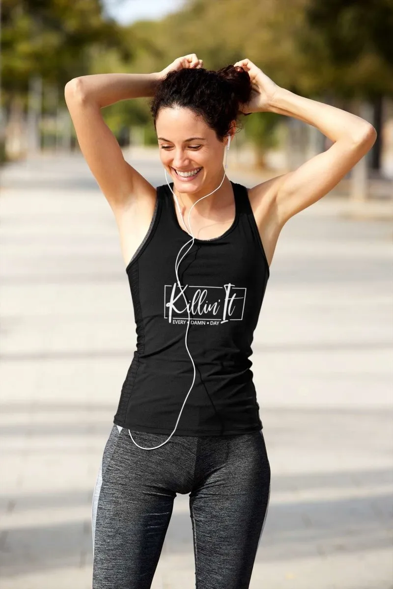 Vest top for women 'Killin It' Design