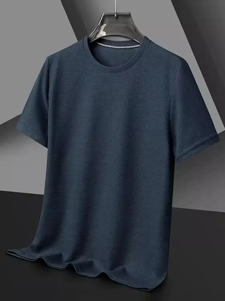 Waffle Round Neck Tee