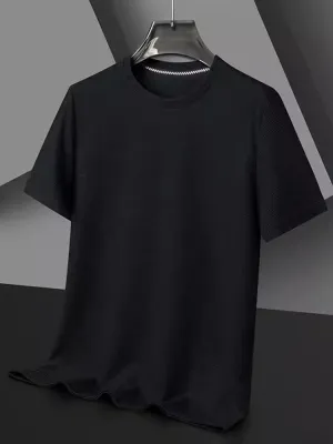 Waffle Round Neck Tee