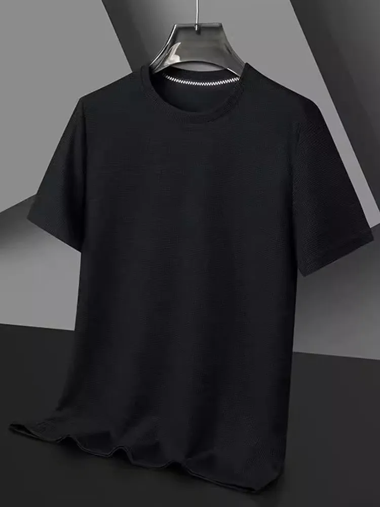 Waffle Round Neck Tee