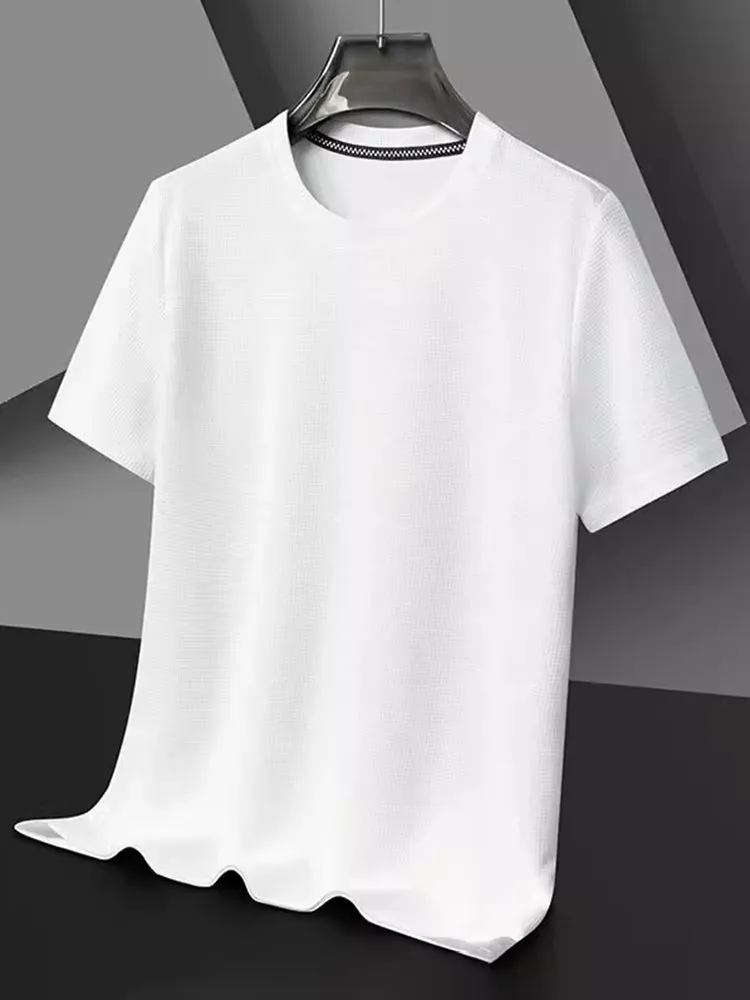 Waffle Round Neck Tee