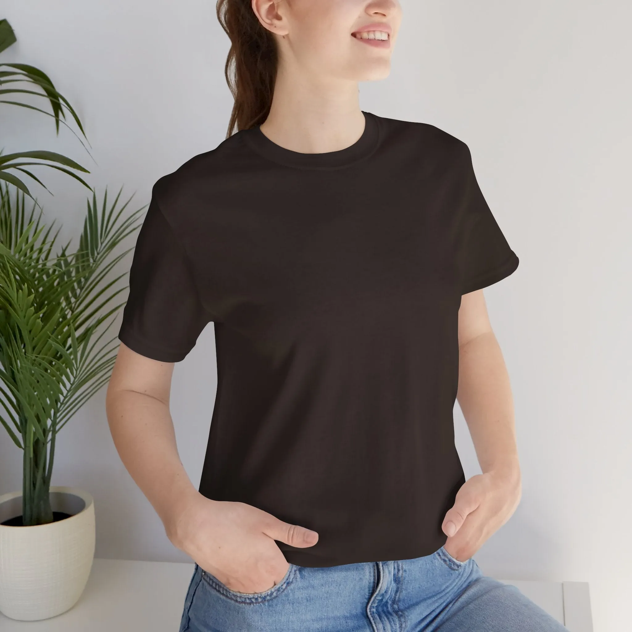 Womens Brown T Shirts Premium Casual Short Sleeve Shirts Oversized Tops