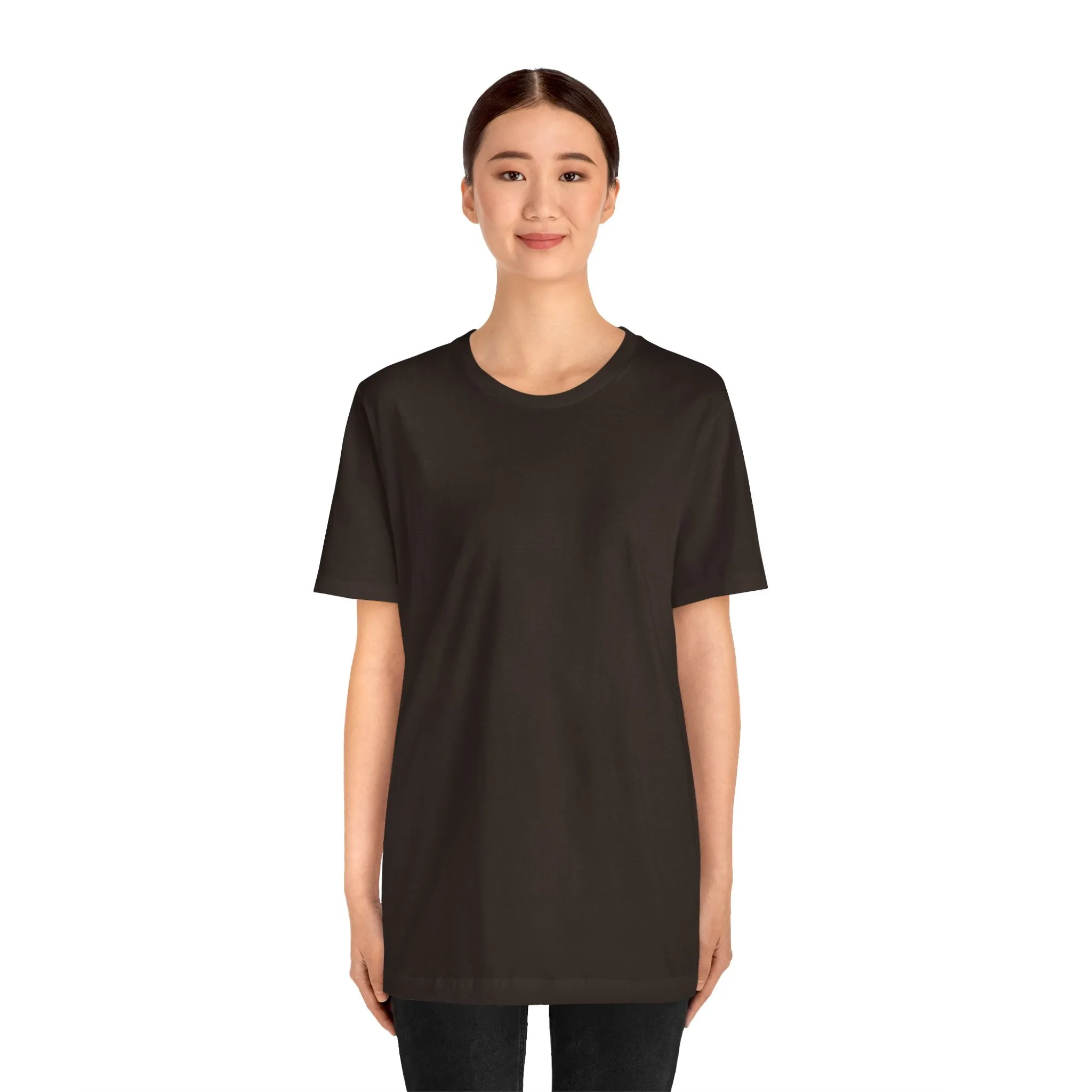 Womens Brown T Shirts Premium Casual Short Sleeve Shirts Oversized Tops
