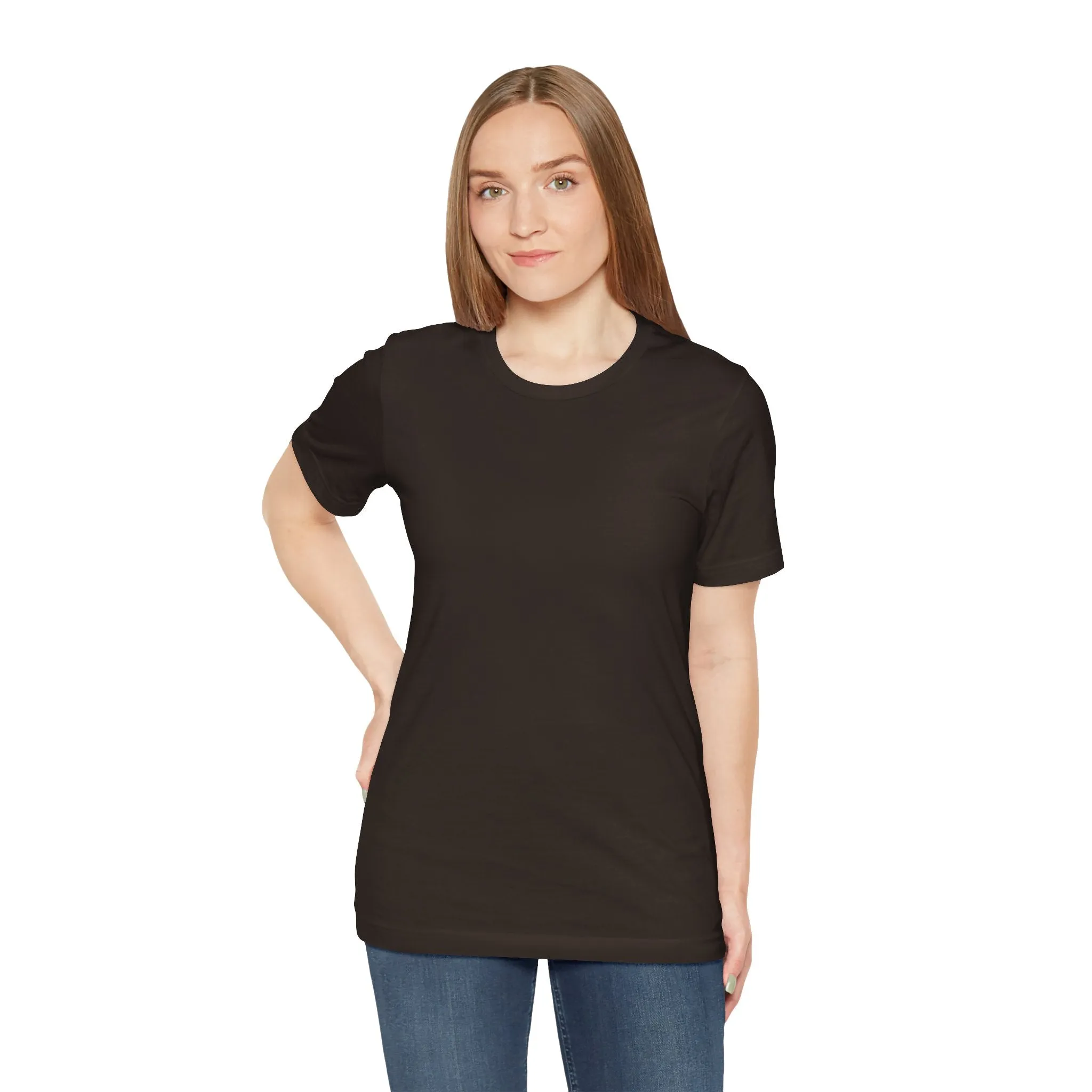 Womens Brown T Shirts Premium Casual Short Sleeve Shirts Oversized Tops