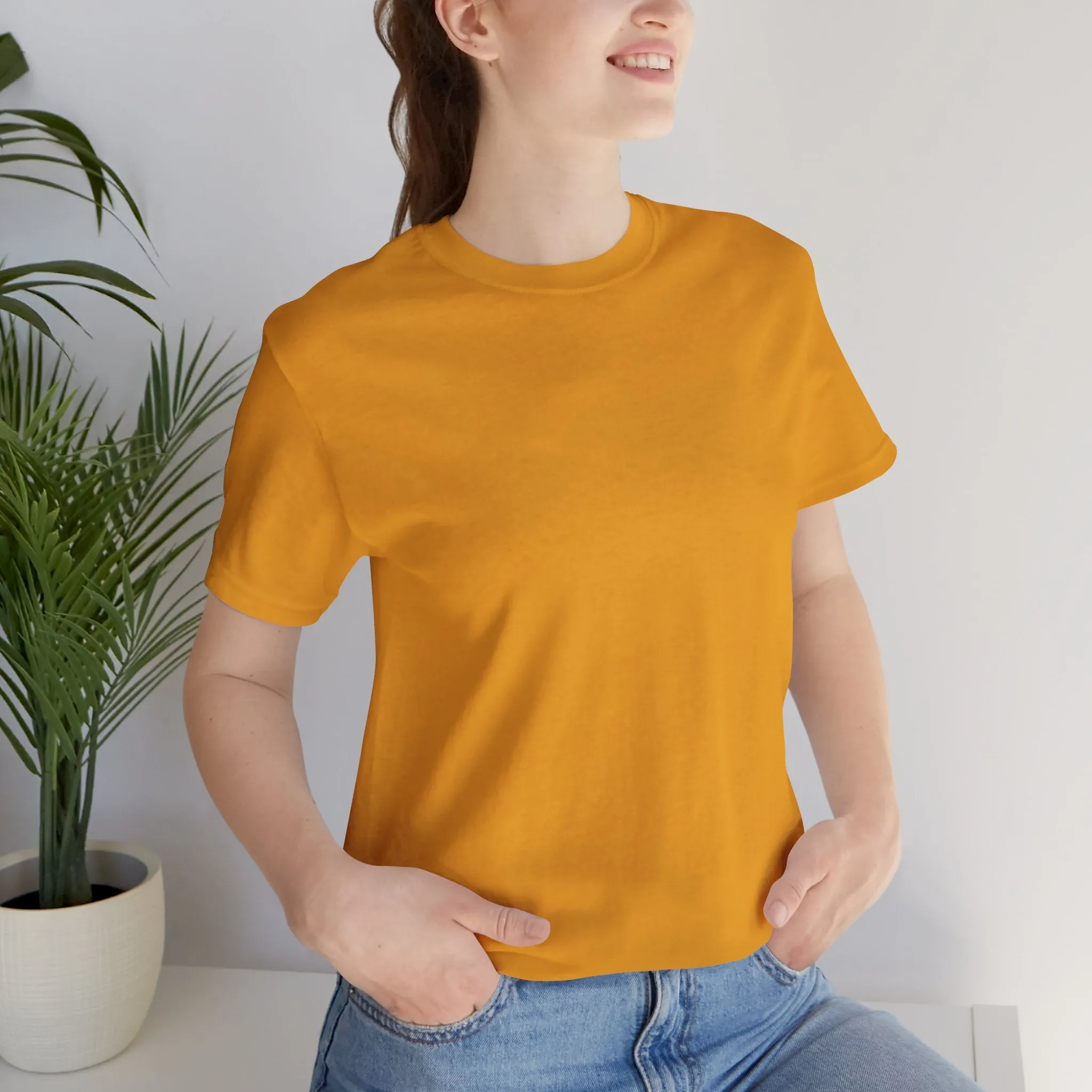 Womens Mustard T Shirts Premium Casual Short Sleeve Shirts Oversized Tops