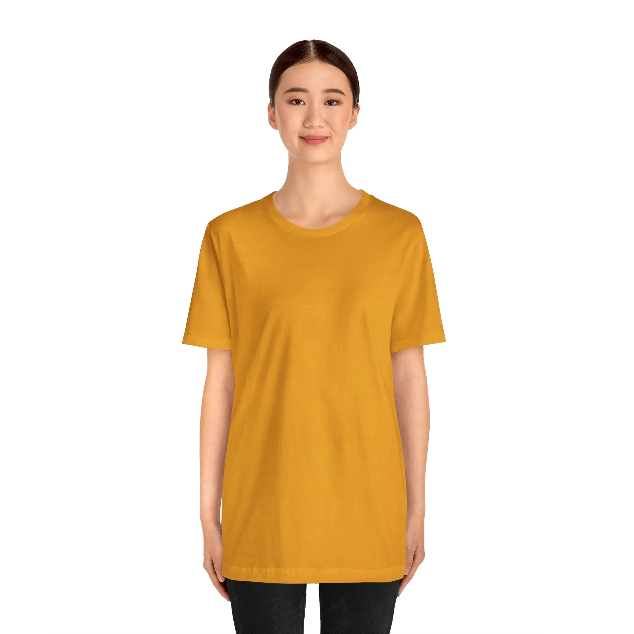 Womens Mustard T Shirts Premium Casual Short Sleeve Shirts Oversized Tops