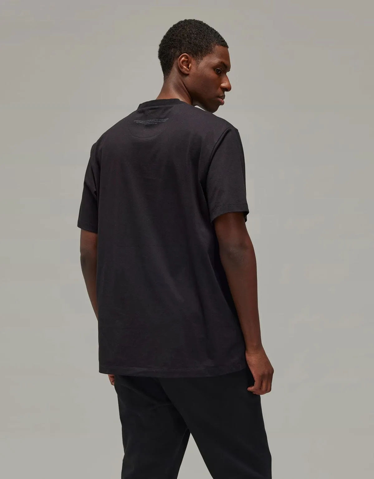 Y-3 Black Logo Short Sleeve T-Shirt