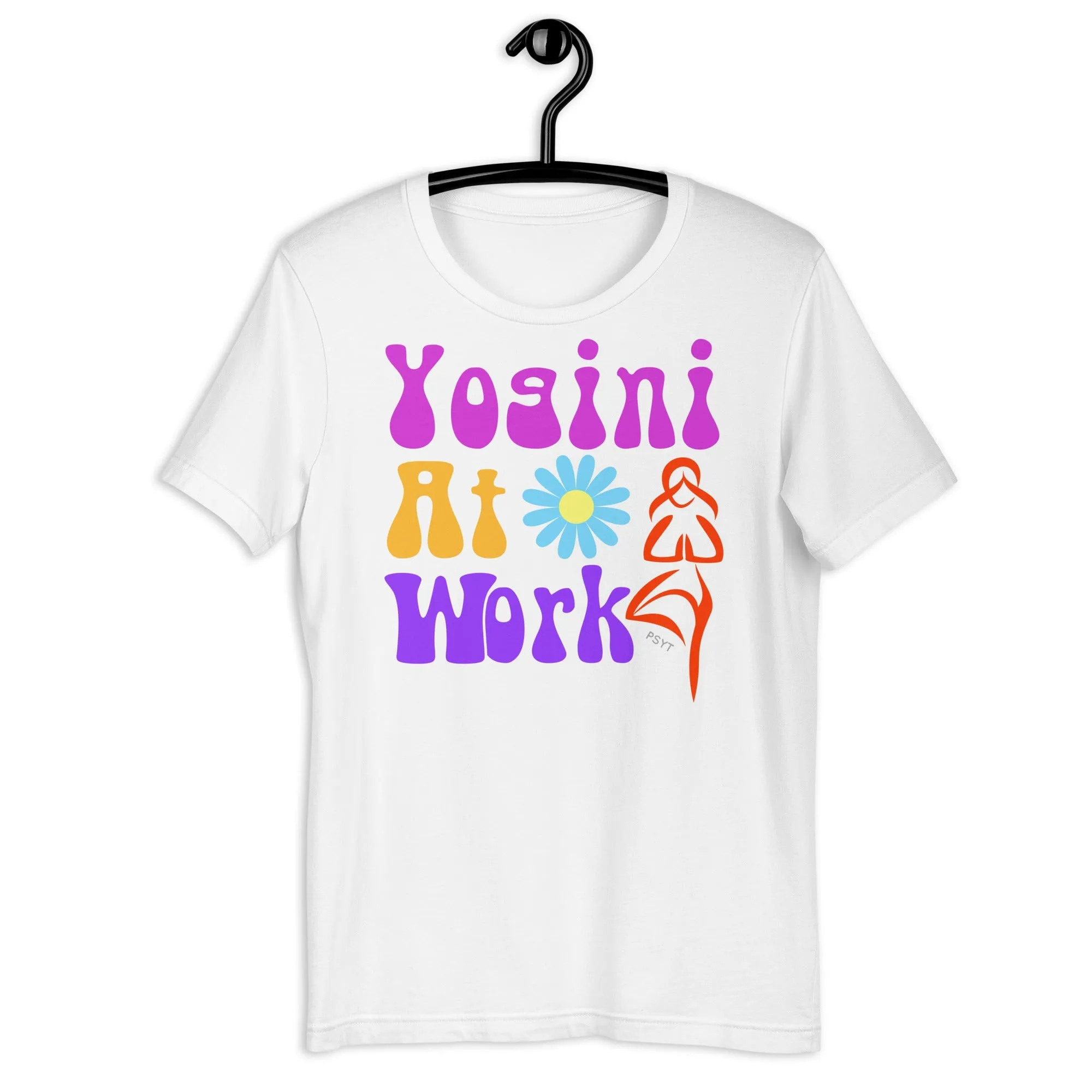 Yogini At Work Retro Groovy Shirt