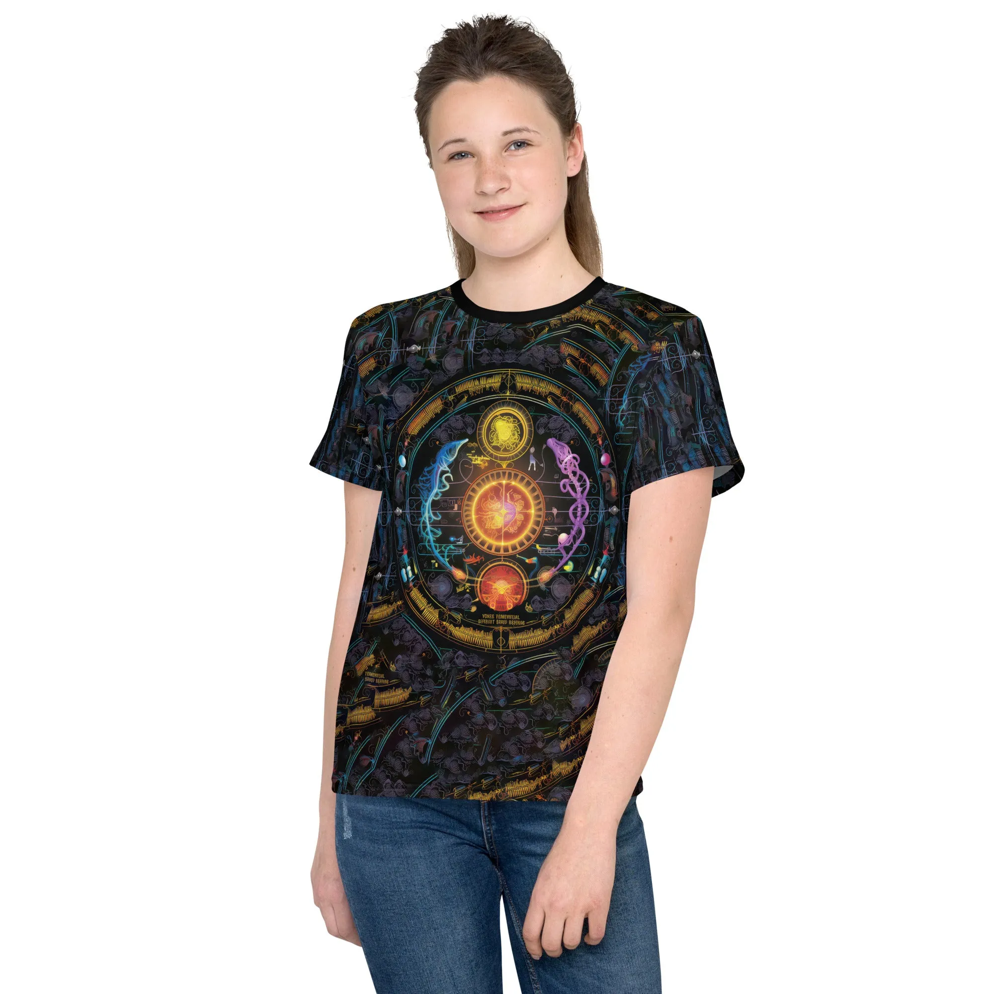 Youth T-Shirt Synthetic Yin & Yang